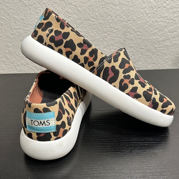 Toms Shoes - TOMS Leopard-Print Slip-On Sneakers